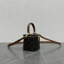 1:1 Replica Celine Mini Vanity Case In Triomphe Canvas Tan For Women 4in/9cm 10J762CZ1.04LU