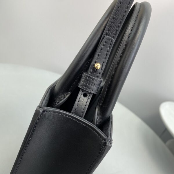 1:1 Replica Celine Mini Vertical Cabas Celine In Textile With Celine Print Black For Women 8in/20cm