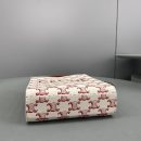 1:1 Replica Celine Mini Vertical Cabas In Triomphe Canvas Red For Women 7.2in/18cm