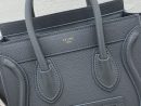 1:1 Replica Celine Nano Luggage Bag In Drummed Grey For Women 8in/20cm 189243AQL.10KL