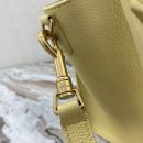 1:1 Replica Celine Nano Luggage Bag In Drummed Yellow For Women 8in/20cm