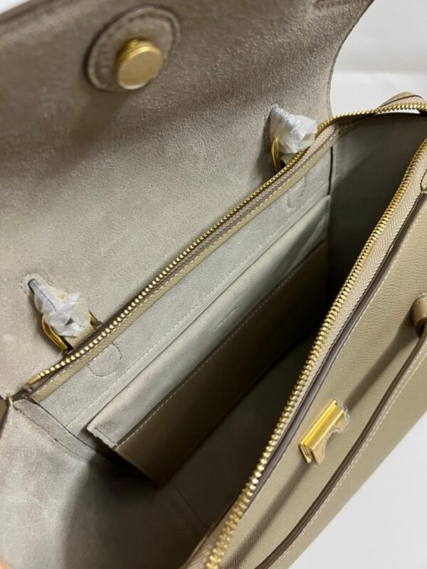 1:1 Replica Celine Nano Micro Belt Bag In Grained Material Light Taupe For Women 9.5in/24cm