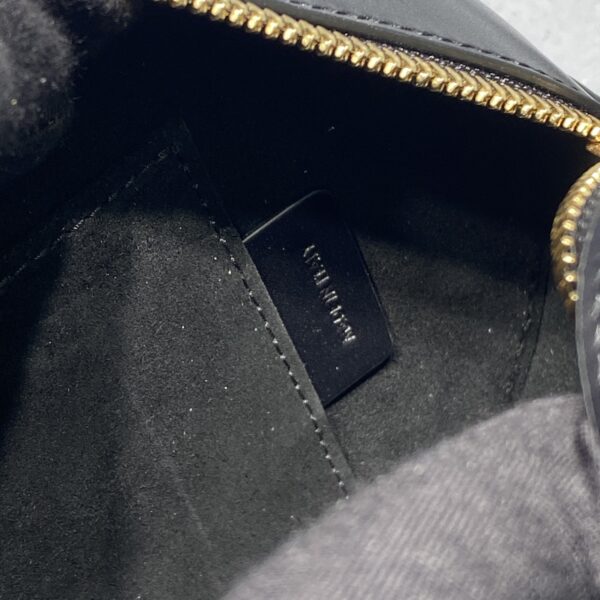 1:1 Replica Celine Oval Bag Cuir Triomphe Black For Women 8in/20cm 198603DXC.38NO
