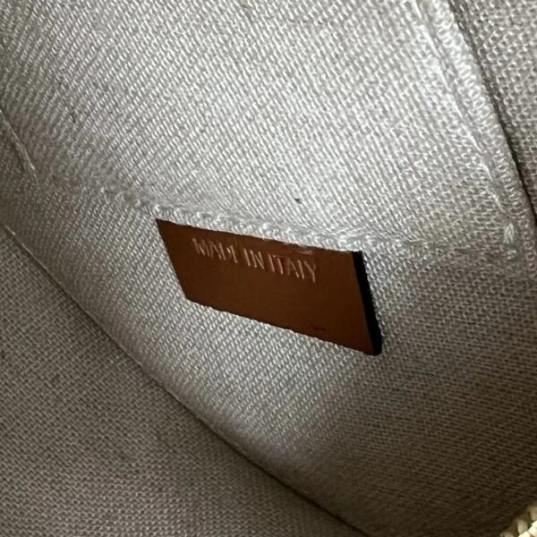 1:1 Replica Celine Oval Bag Cuir Triomphe In Textile Natural / Tan For Women 8in/20cm 198602DU8.02NT