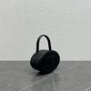 1:1 Replica Celine Oval Minaudiere Cuir Triomphe Black For Women 6in/11.5cm