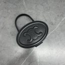 1:1 Replica Celine Oval Minaudiere Cuir Triomphe Black For Women 6in/11.5cm