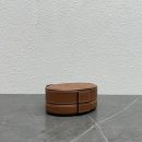 1:1 Replica Celine Oval Minaudiere Cuir Triomphe Brown For Women 6in/11.5cm 198613DU6.04LU