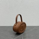 1:1 Replica Celine Oval Minaudiere Cuir Triomphe Brown For Women 6in/11.5cm 198613DU6.04LU