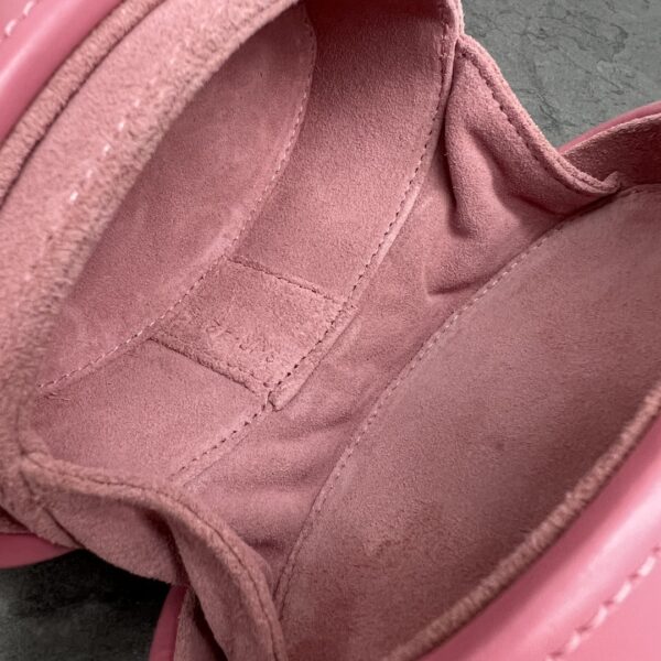 1:1 Replica Celine Oval Minaudiere Cuir Triomphe Pink For Women 6in/11.5cm