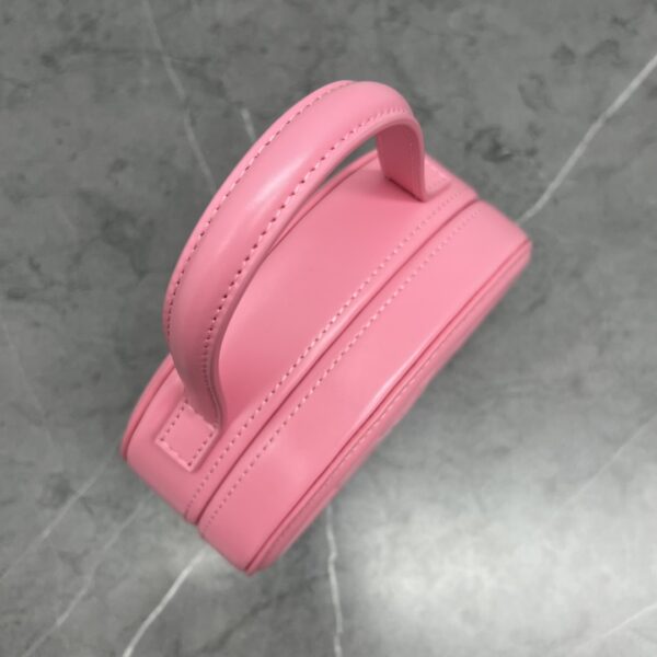 1:1 Replica Celine Oval Minaudiere Cuir Triomphe Pink For Women 6in/11.5cm