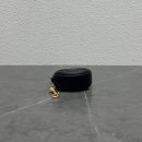 1:1 Replica Celine Pulse Cuir Triopee With Hooks - Soft Black For Women 3in/8cm 10I863DPQ.38NO