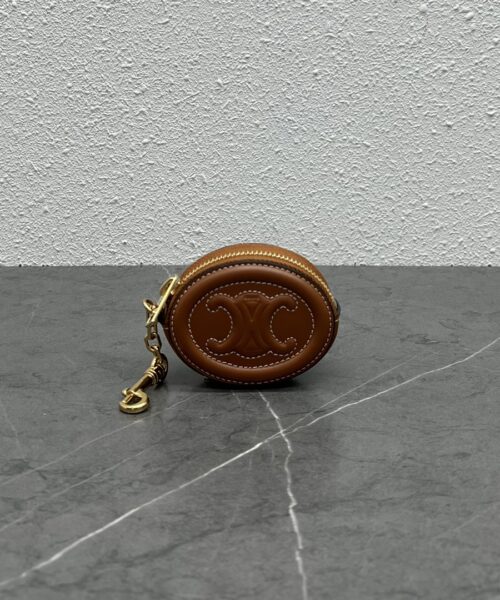 1:1 Replica Celine Pulse Cuir Triopee With Hooks - Soft Brown For Women 3in/8cm 10I863DPQ.04LU