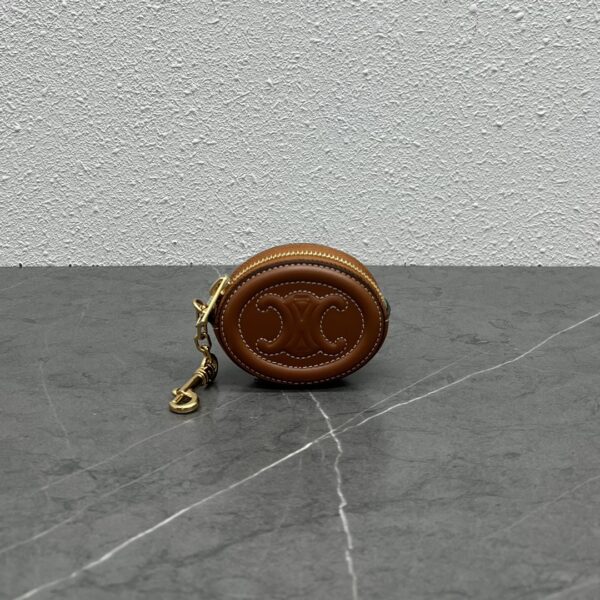 1:1 Replica Celine Pulse Cuir Triopee With Hooks - Soft Brown For Women 3in/8cm 10I863DPQ.04LU