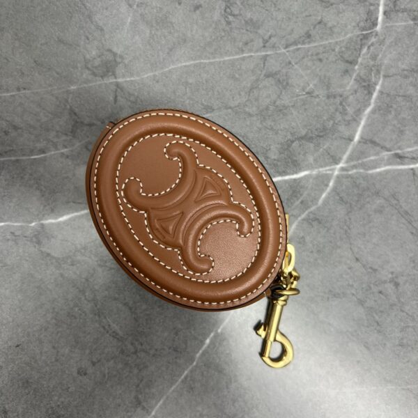 1:1 Replica Celine Pulse Cuir Triopee With Hooks - Soft Brown For Women 3in/8cm 10I863DPQ.04LU
