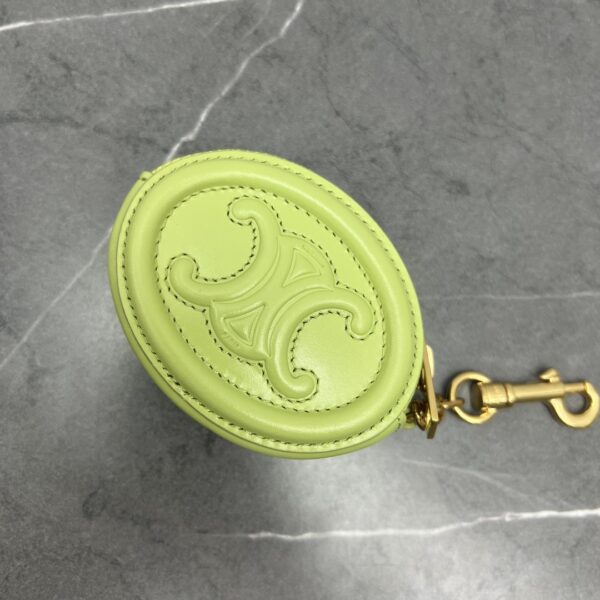 1:1 Replica Celine Pulse Cuir Triopee With Hooks - Soft Green For Women 3in/8cm