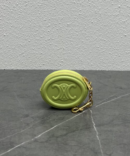 1:1 Replica Celine Pulse Cuir Triopee With Hooks - Soft Green For Women 3in/8cm