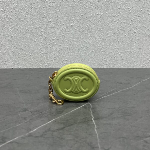 1:1 Replica Celine Pulse Cuir Triopee With Hooks - Soft Green For Women 3in/8cm