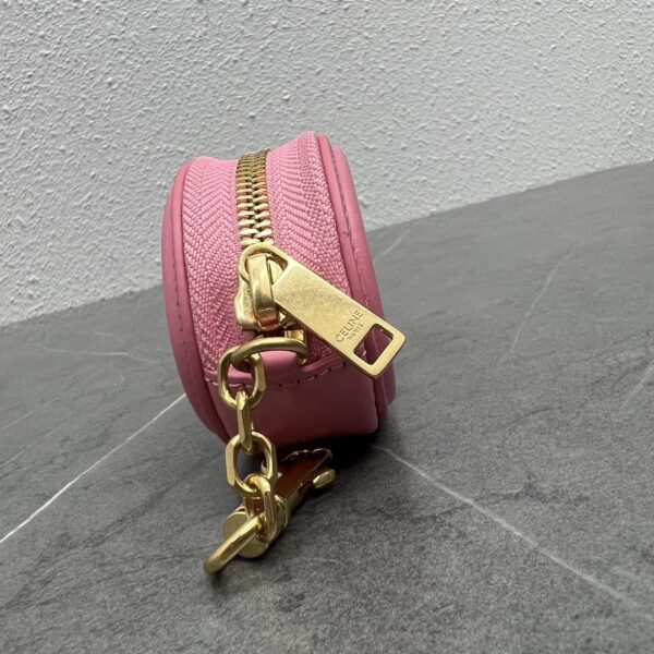 1:1 Replica Celine Pulse Cuir Triopee With Hooks - Soft Pink For Women 3in/8cm 10I863DPQ.25FO