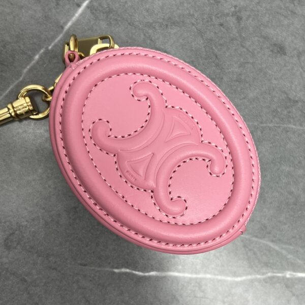 1:1 Replica Celine Pulse Cuir Triopee With Hooks - Soft Pink For Women 3in/8cm 10I863DPQ.25FO