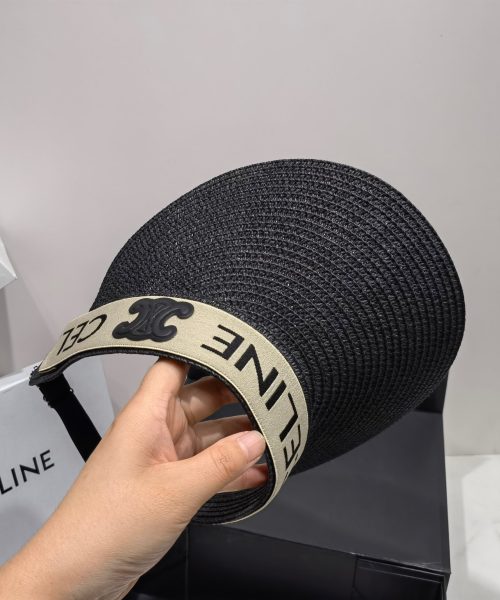 Celine Sedge Summer Hat Black Celine Hat
