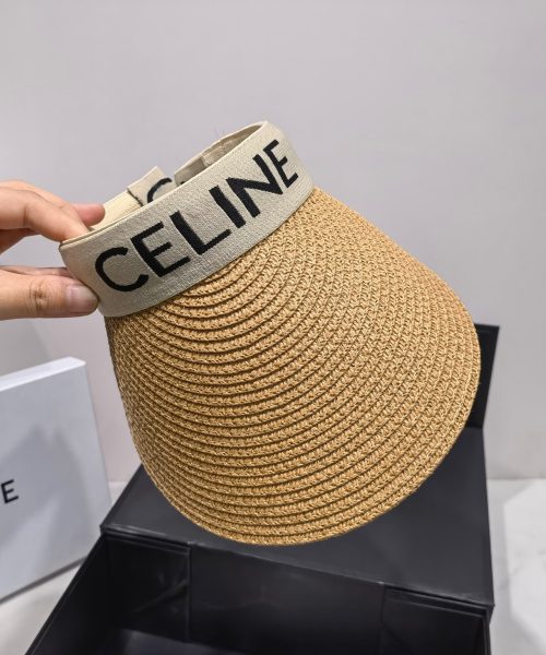 Celine Sedge Summer Hat Brown Celine Hat
