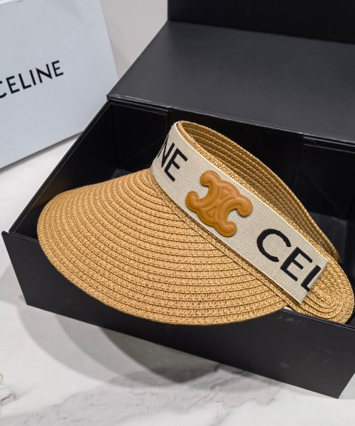 Celine Sedge Summer Hat Brown Celine Hat