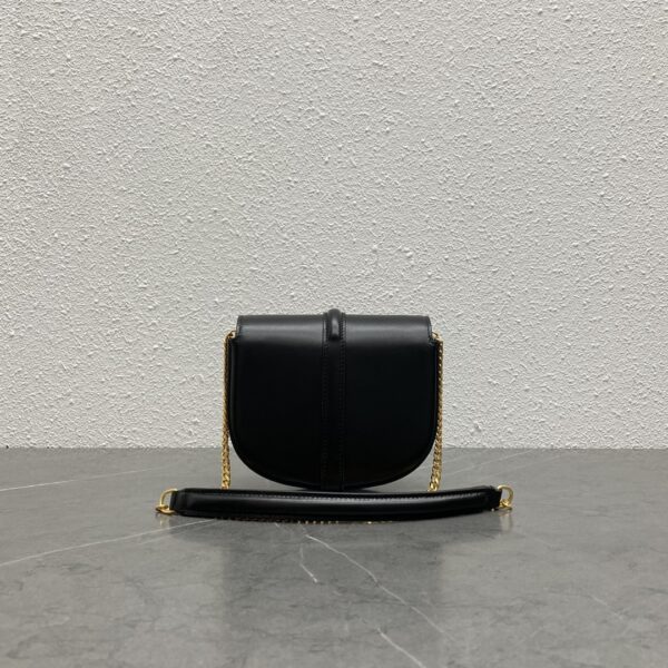 1:1 Replica Celine Small 16 Wallet On Chain Black For Women 6in/14cm 10G453CQ7.38NO