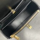 1:1 Replica Celine Small 16 Wallet On Chain Black For Women 6in/14cm 10G453CQ7.38NO