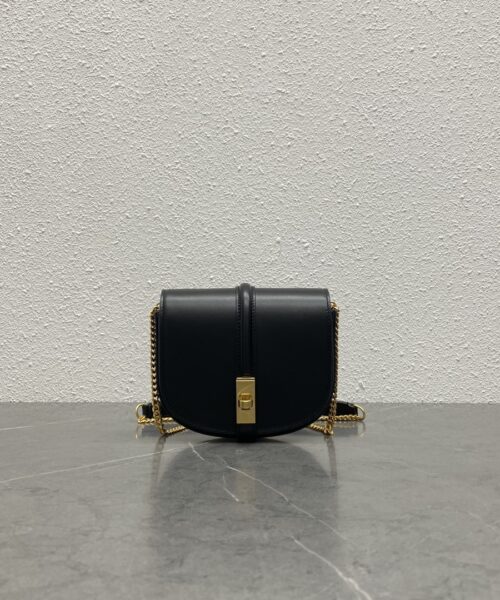 1:1 Replica Celine Small 16 Wallet On Chain Black For Women 6in/14cm 10G453CQ7.38NO