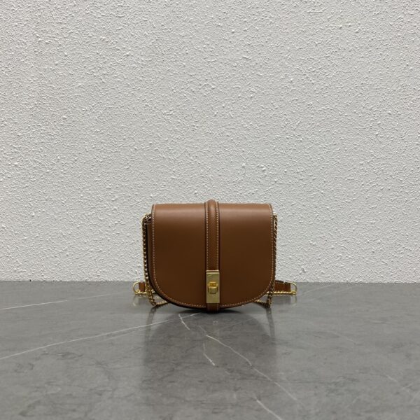1:1 Replica Celine Small 16 Wallet On Chain Tan For Women 6in/14cm 10G453CQ7.04LU