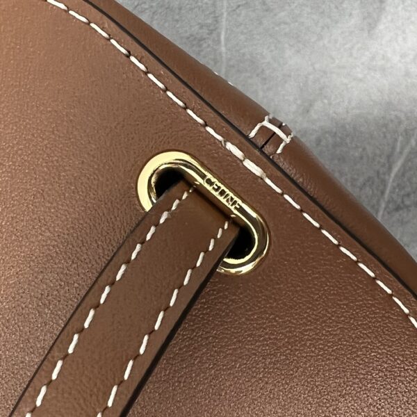1:1 Replica Celine Small Box Cuir Triomphe Brown For Women 4in/11cm 199263DU3.04LU