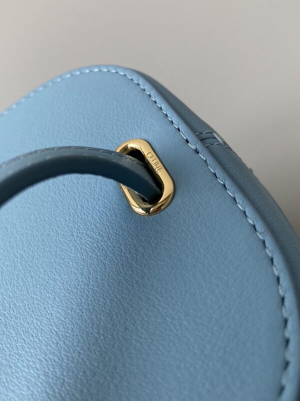 1:1 Replica Celine Small Box Cuir Triomphe Denim For Women 4in/11cm 199263DU3.07DD