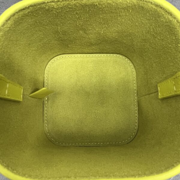1:1 Replica Celine Small Box Cuir Triomphe Yellow For Women 4in/11cm