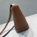 1:1 Replica Celine Small Bucket Cuir Triomphe Brown For Women 9in/22cm 198243DU3.04LU