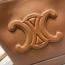 1:1 Replica Celine Small Bucket Cuir Triomphe Brown For Women 9in/22cm 198243DU3.04LU