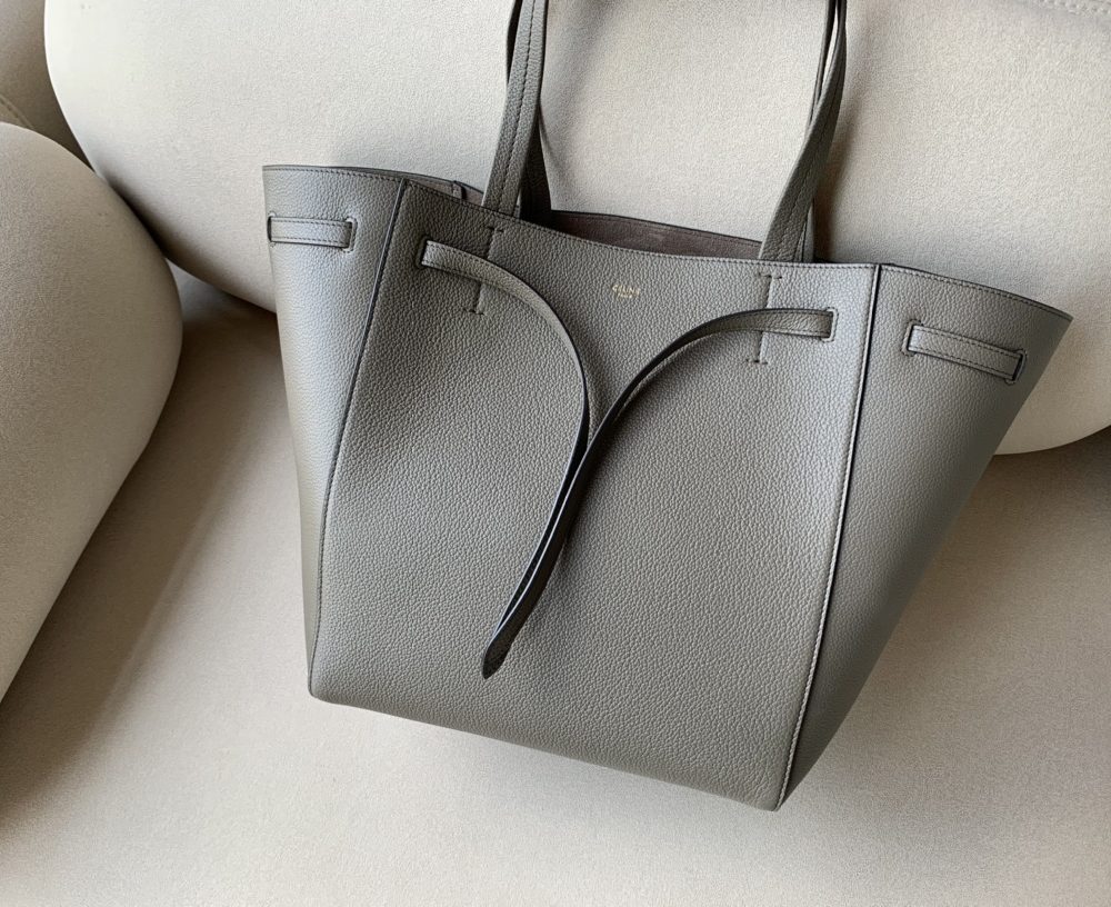 1:1 Replica Celine Small Cabas Phantom In Soft Grained Brown For Women 12in/31cm