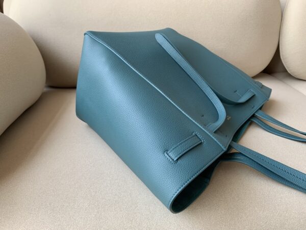 1:1 Replica Celine Small Cabas Phantom In Soft Grained Green For Women 12in/31cm