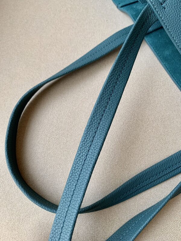 1:1 Replica Celine Small Cabas Phantom In Soft Grained Green For Women 12in/31cm