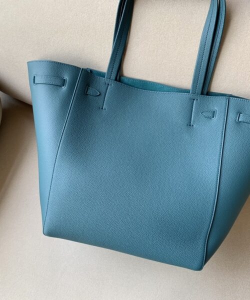 1:1 Replica Celine Small Cabas Phantom In Soft Grained Green For Women 12in/31cm