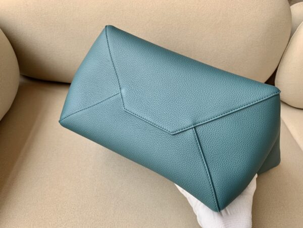 1:1 Replica Celine Small Cabas Phantom In Soft Grained Green For Women 12in/31cm