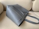 1:1 Replica Celine Small Cabas Phantom In Soft Grained Grey For Women 12in/31cm 189023TNI.10DC