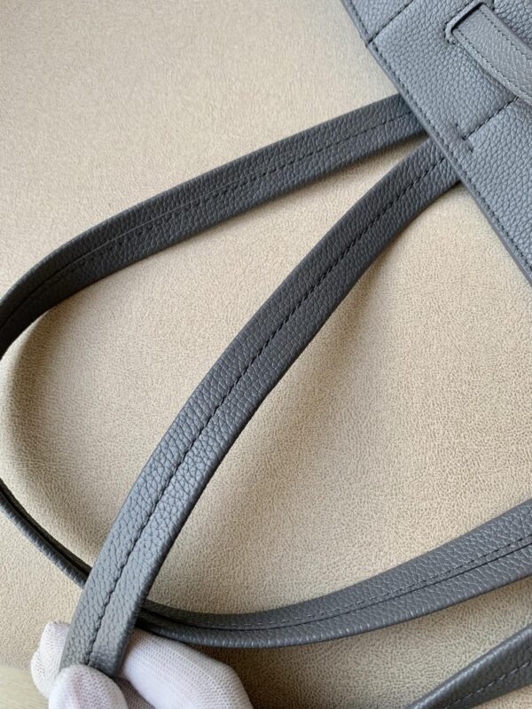 1:1 Replica Celine Small Cabas Phantom In Soft Grained Grey For Women 12in/31cm 189023TNI.10DC