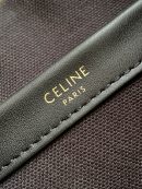 1:1 Replica Celine Small Cabas Thais In Textile With Triomphe Beige/Black For Women 11in/29cm 199162EGH.02BL