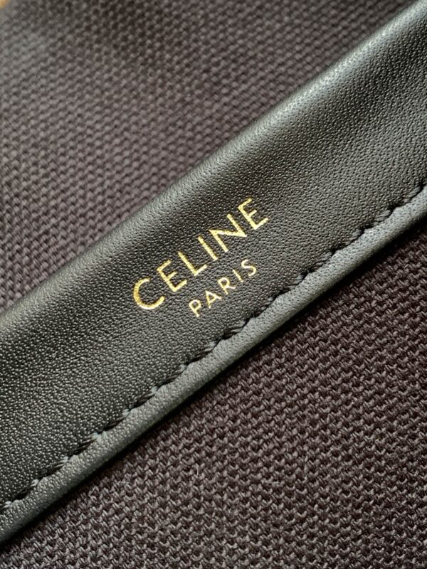 1:1 Replica Celine Small Cabas Thais In Textile With Triomphe Beige/Black For Women 11in/29cm 199162EGH.02BL