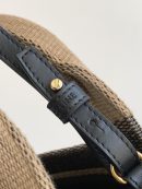 1:1 Replica Celine Small Cabas Thais In Textile With Triomphe Beige/Black For Women 11in/29cm 199162EGH.02BL