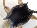 1:1 Replica Celine Small Cabas Thais In Textile With Triomphe Beige/Black For Women 11in/29cm 199162EGH.02BL