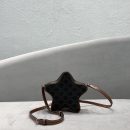 1:1 Replica Celine Small Etoile In Triomphe Canvas Brown For Women 7in/18cm 198762BZJ.04LI