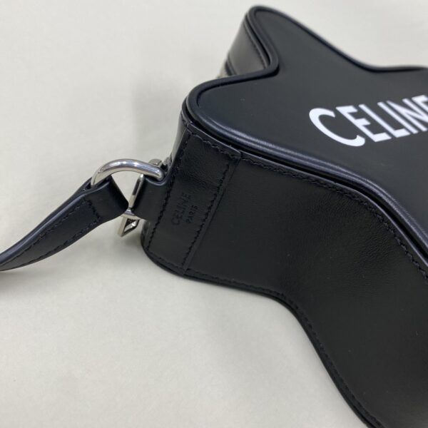 1:1 Replica Celine Small Etoile With Celine Print Black For Women 7in/18cm 198763DW3.38SI