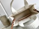 1:1 Replica Celine Striped Small Triomphe Cabas Thais Nature Green For Women 11.4in/29cm