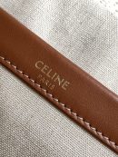 1:1 Replica Celine Striped Small Triomphe Cabas Thais Nature Green For Women 11.4in/29cm